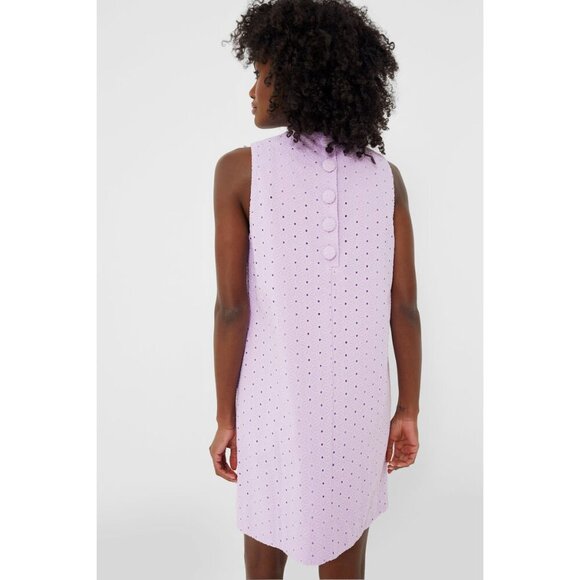 NWT Tuckernuck Lavender Eyelet Sleeveless Folly Dress, Size Small - Picture 3 of 6